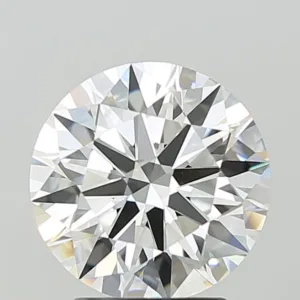 3.04 Carat Round F VVS2 Lab Diamond