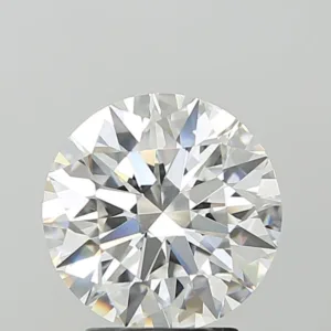 3.04 Carat Round F VVS2 Lab Diamond