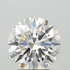 3.04 Carat Round F VVS2 Lab Diamond