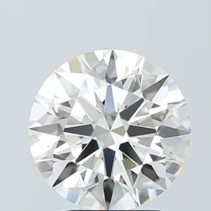 3.05 Carat Round F VVS2 Lab Diamond