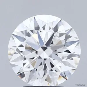 3.06 Carat Round E VVS2 Lab Diamond