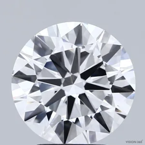 3.07 Carat Round D VVS2 Lab Diamond