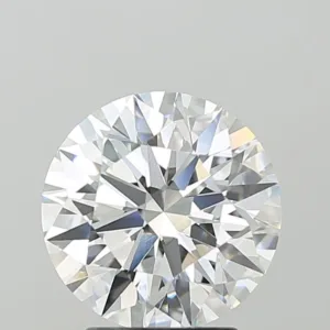 3.07 Carat Round E VVS2 Lab Diamond