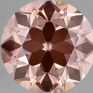 3.07 Carat Round Fancy Vivid Pink VS2 Lab Diamond
