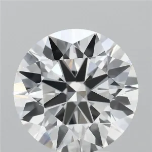 3.08 Carat Round E VVS2 Lab Diamond