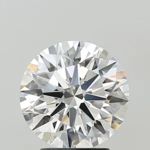 3.08 Carat Round E VVS2 Lab Diamond
