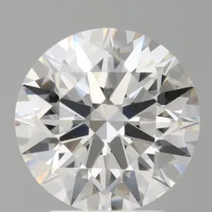 3.08 Carat Round E VVS2 Lab Diamond