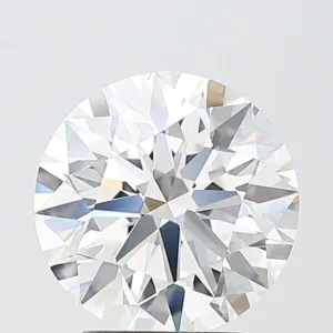 3.08 Carat Round E VVS2 Lab Diamond