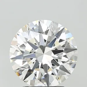 3.08 Carat Round F VVS2 Lab Diamond