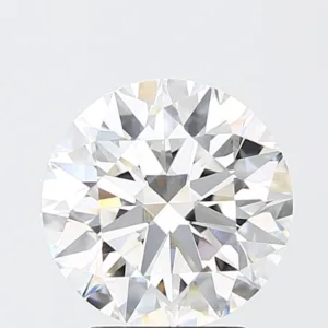 3.08 Carat Round F VVS2 Lab Diamond