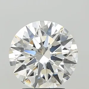 3.08 Carat Round F VVS2 Lab Diamond