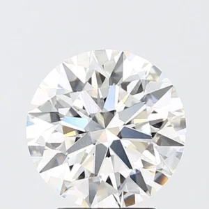 3.08 Carat Round F VVS2 Lab Diamond