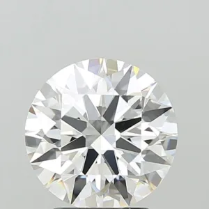 3.08 Carat Round F VVS2 Lab Diamond