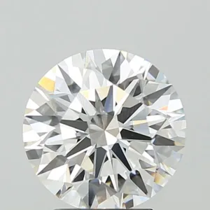 3.08 Carat Round F VVS2 Lab Diamond