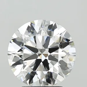 3.08 Carat Round F VVS2 Lab Diamond