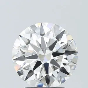 3.08 Carat Round F VVS2 Lab Diamond