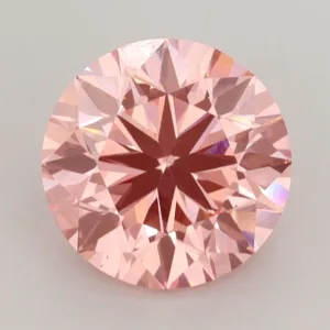 3.08 Carat Round Fancy Vivid Pink VS1 Lab Diamond