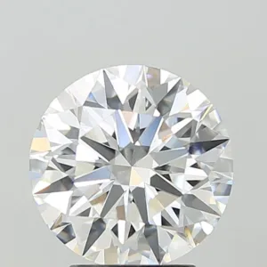 3.09 Carat Round E VVS2 Lab Diamond