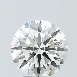 3.09 Carat Round F VVS2 Lab Diamond