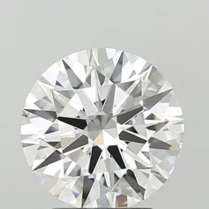 3.09 Carat Round F VVS2 Lab Diamond
