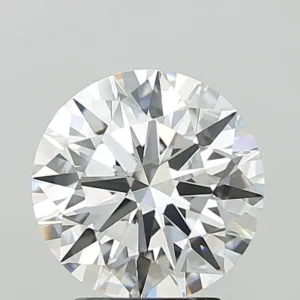 3.09 Carat Round F VVS2 Lab Diamond