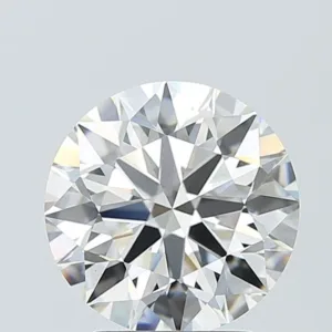 3.09 Carat Round F VVS2 Lab Diamond