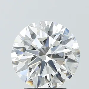 3.09 Carat Round F VVS2 Lab Diamond