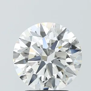 3.09 Carat Round F VVS2 Lab Diamond