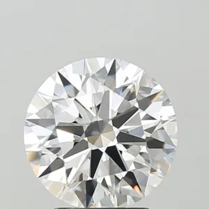 3.09 Carat Round F VVS2 Lab Diamond