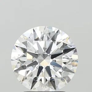3.09 Carat Round F VVS2 Lab Diamond