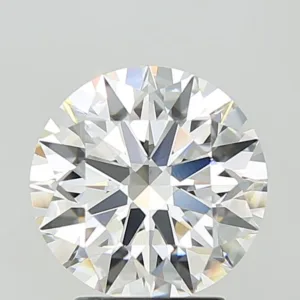 3.09 Carat Round F VVS2 Lab Diamond