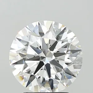 3.09 Carat Round F VVS2 Lab Diamond
