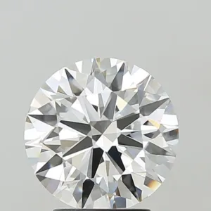 3.09 Carat Round F VVS2 Lab Diamond