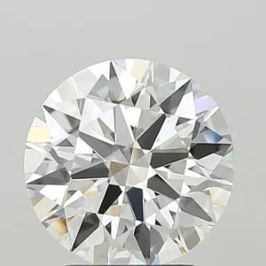 3.09 Carat Round F VVS2 Lab Diamond