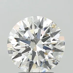 3.09 Carat Round F VVS2 Lab Diamond