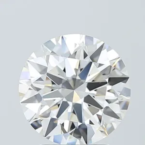 3.09 Carat Round F VVS2 Lab Diamond