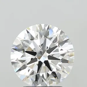 3.09 Carat Round F VVS2 Lab Diamond