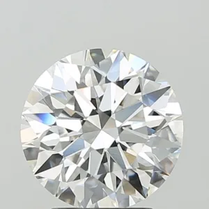 3.09 Carat Round F VVS2 Lab Diamond