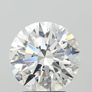 3.09 Carat Round F VVS2 Lab Diamond