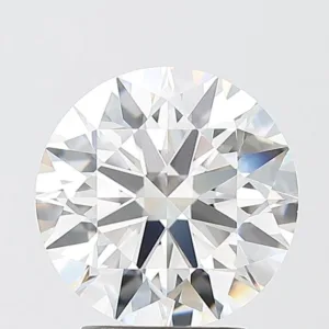 3.09 Carat Round F VVS2 Lab Diamond