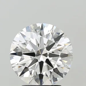 3.1 Carat Round F VVS2 Lab Diamond