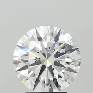3.1 Carat Round F VVS2 Lab Diamond