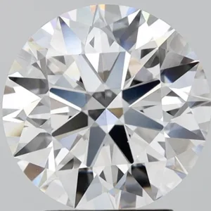 3.11 Carat Round E VVS2 Lab Diamond