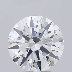 3.12 Carat Round E VVS2 Lab Diamond