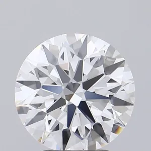 3.14 Carat Round E VVS2 Lab Diamond
