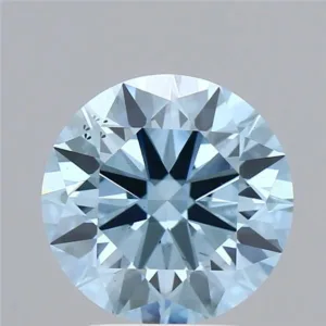 3.14 Carat Round Fancy Intense Blue SI1 Lab Diamond