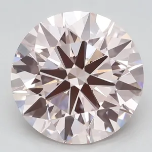 3.4 Carat Round Fancy Pink VVS1 Lab Diamond
