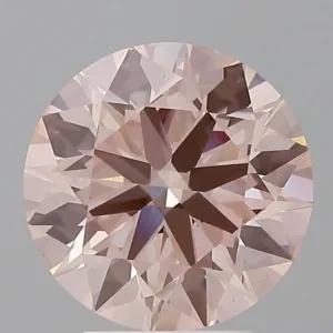 3.5 Carat Round Fancy Intense Pink VS1 Lab Diamond