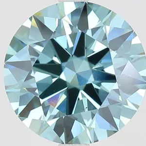 3.5 Carat Round Fancy Vivid Blue VS1 Lab Diamond