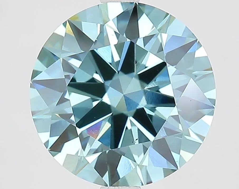 3.5 Carat Round Fancy Vivid Blue VS1 Lab Diamond 1 3.5 Carat Round Fancy Vivid Blue VS1 Lab Diamond